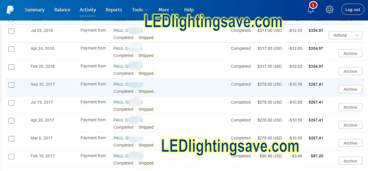 paypal_payment_to_ledlightingsave_for_led_light_controllers_wholesale_price_discount
